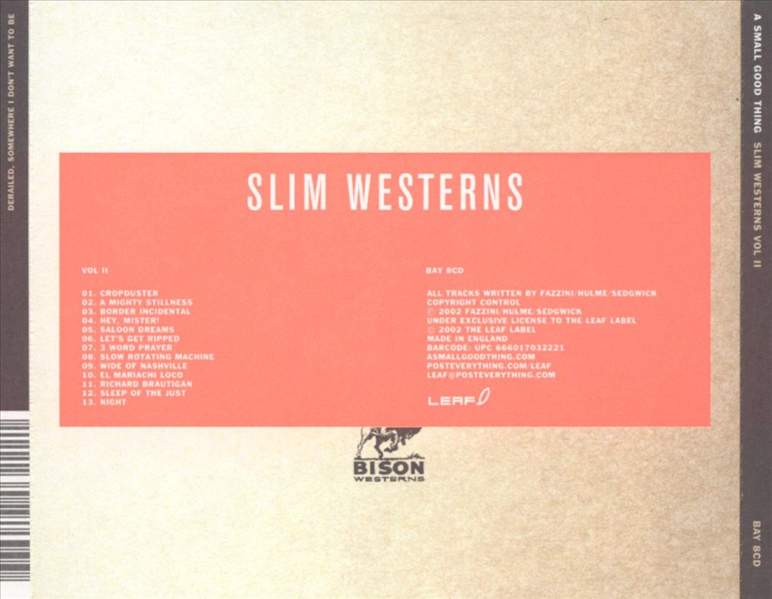 Slim Westerns, Vol. 2 cover art