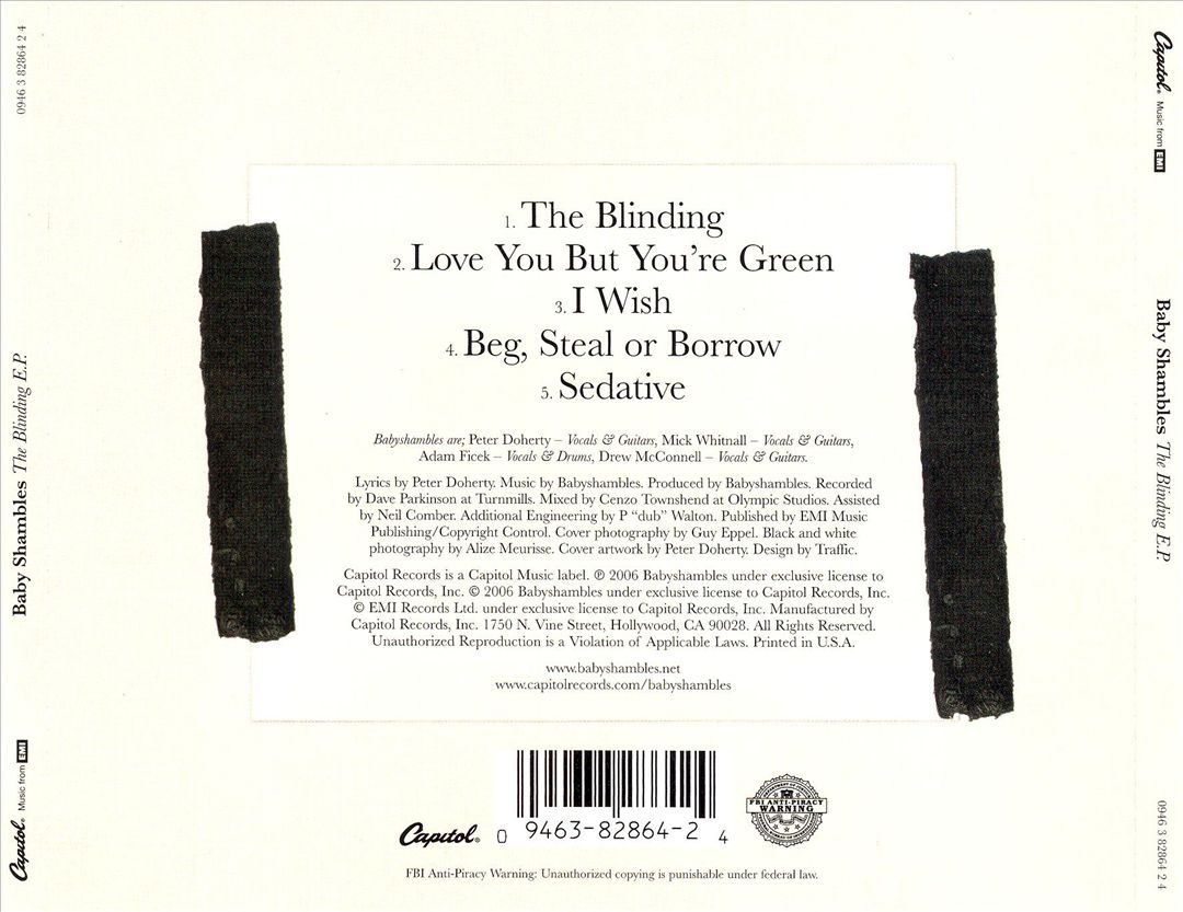 Blinding EP cover art