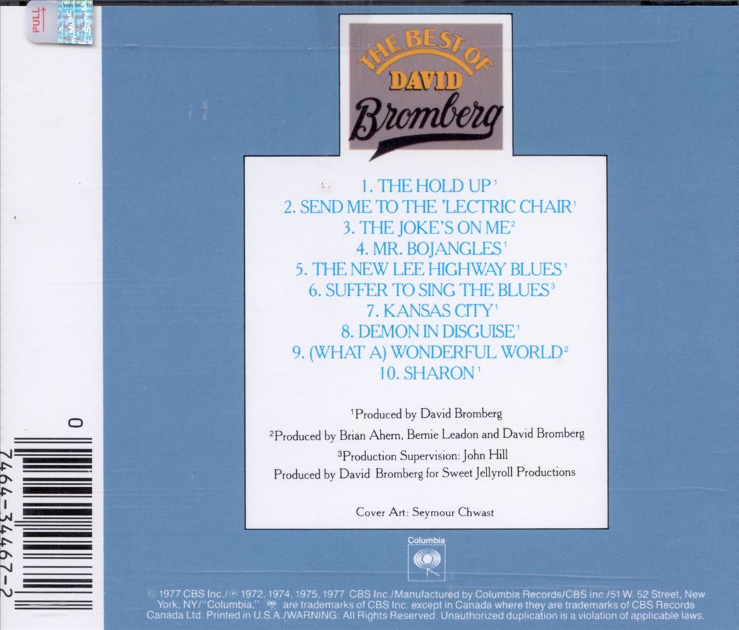 Out of the Blues: Best of David Bromberg cover art