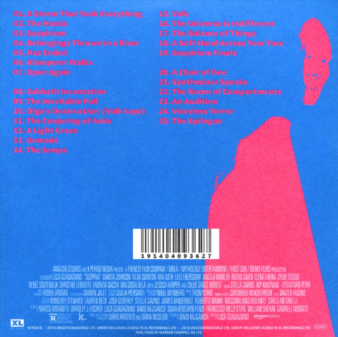 Suspiria cover art