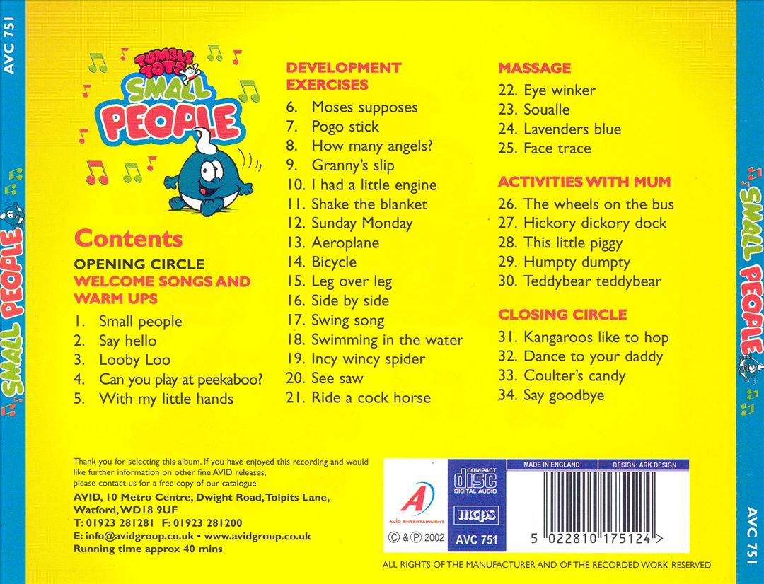 Tumble Tots: Gymbabes - Small People cover art