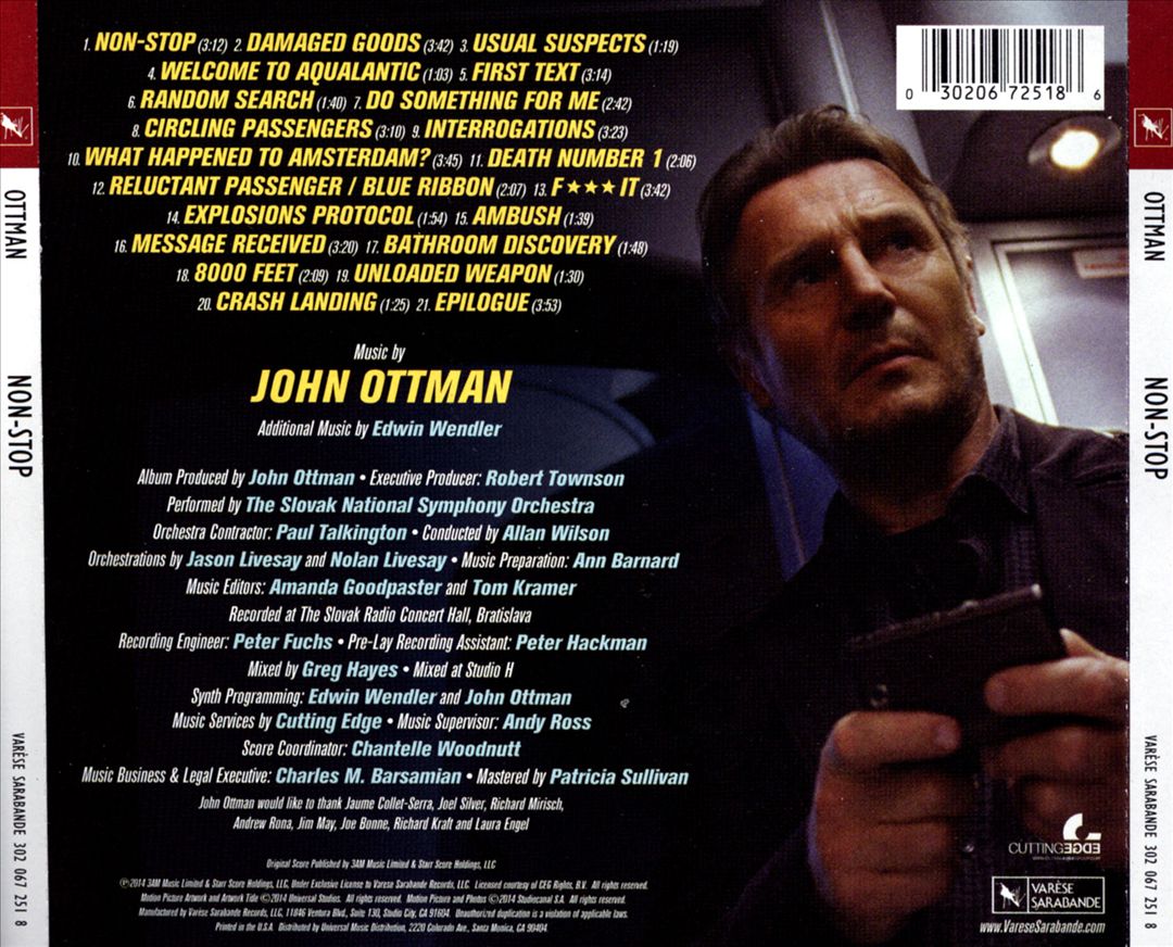Non-Stop [Original Score] cover art