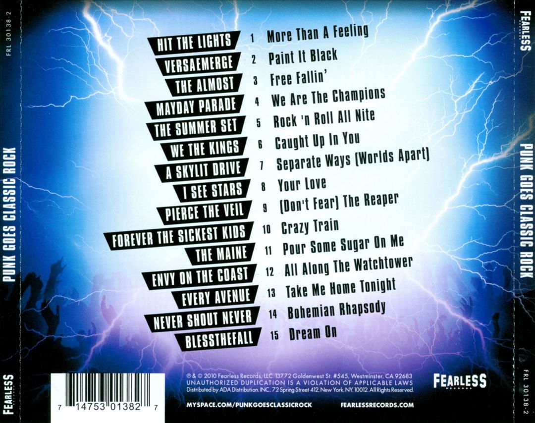 Punk Goes Classic Rock cover art