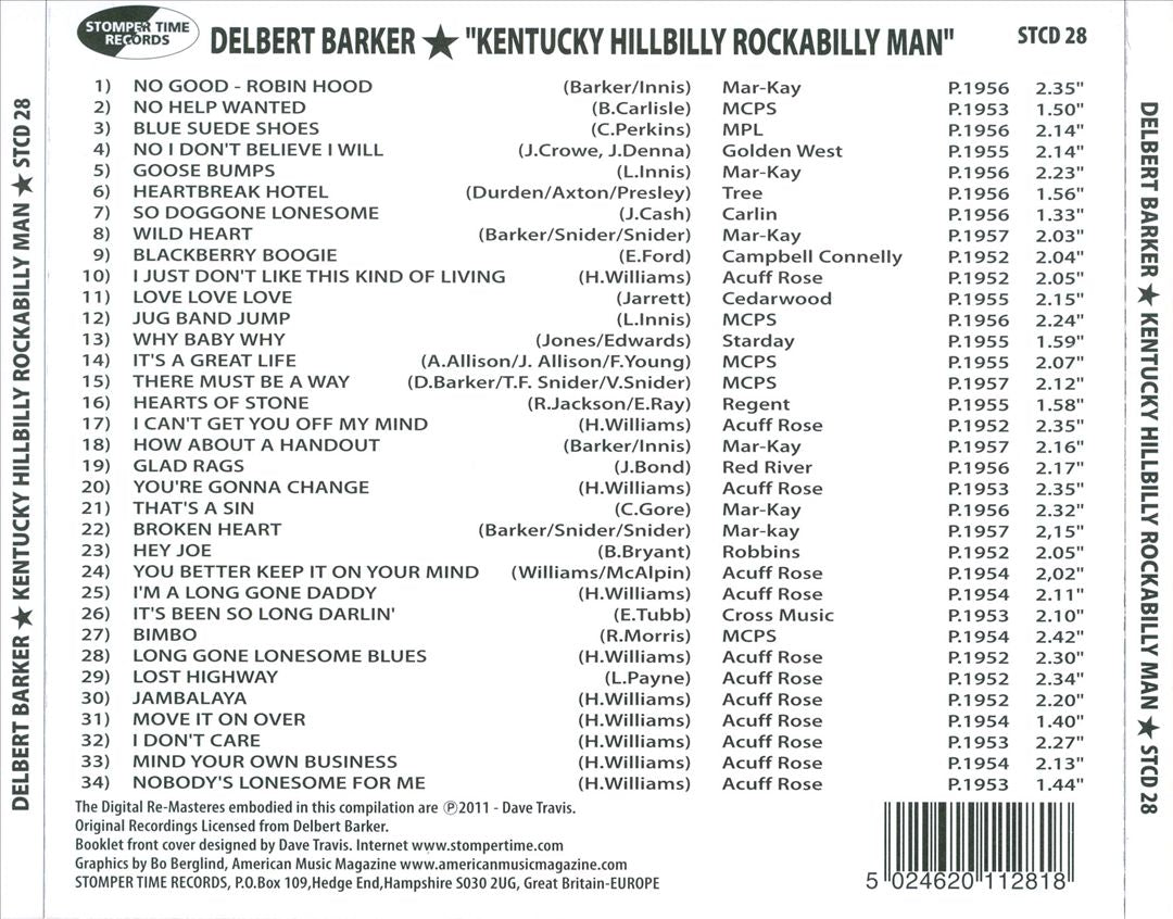 Kentucky Hillbilly Rockabilly Man cover art