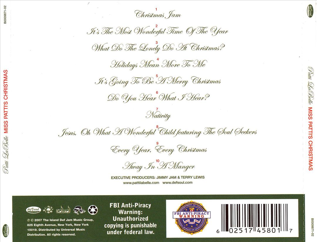 Miss Patti's Christmas cover art