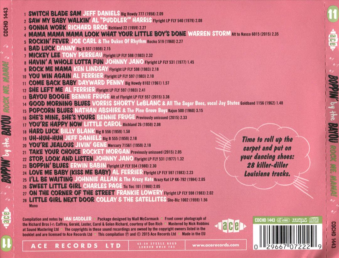 Boppin' by the Bayou: Rock Me Mama! cover art
