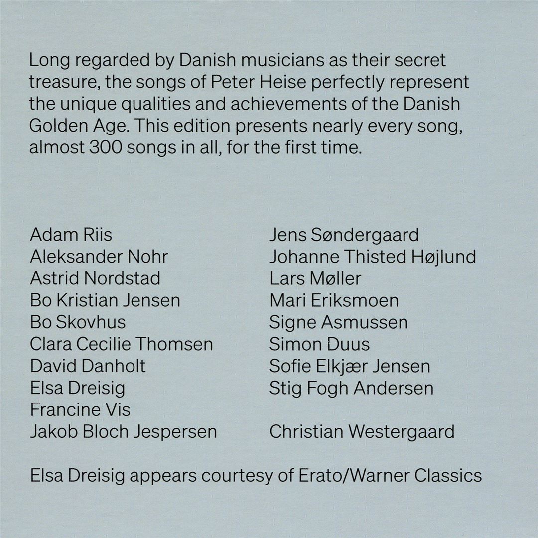 Peter Heise: The Song Edition cover art