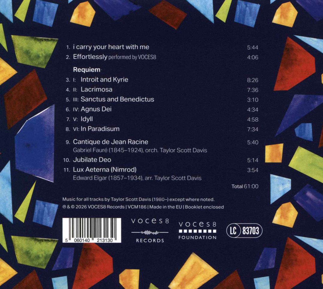 I Carry Your Heart: Taylor Scott Davis Requiem & Other Works cover art