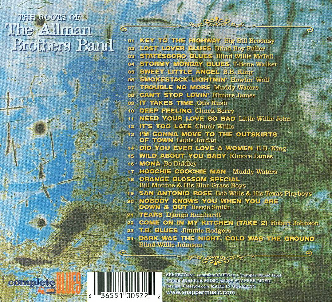 Roots of the Allman Brothers cover art