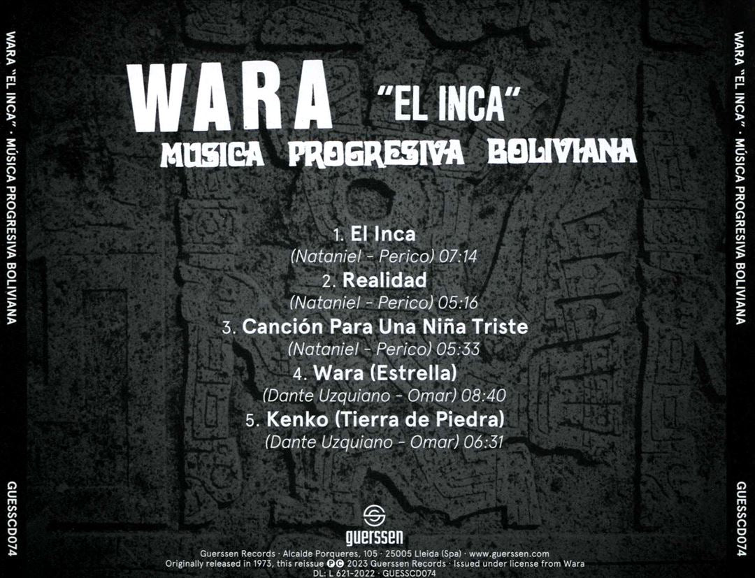Inca cover art