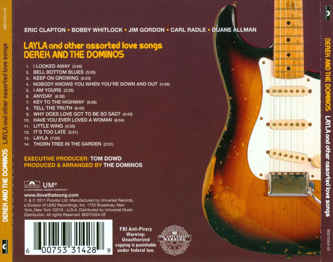 Layla And Other Assorted Love Songs [40th Anniversary Remaster] cover art