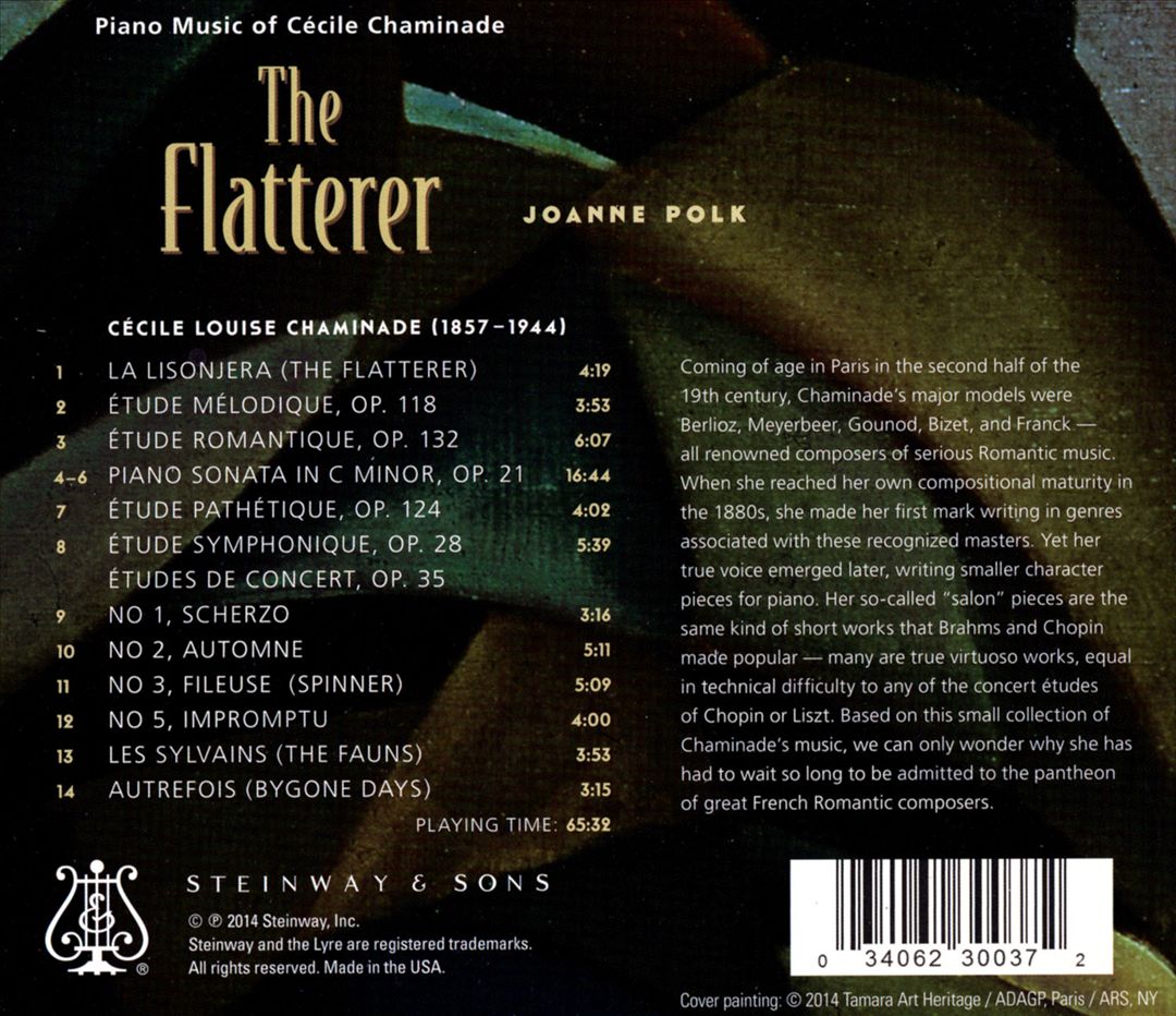 Flatterer: Piano Music of Cécile Chaminade cover art