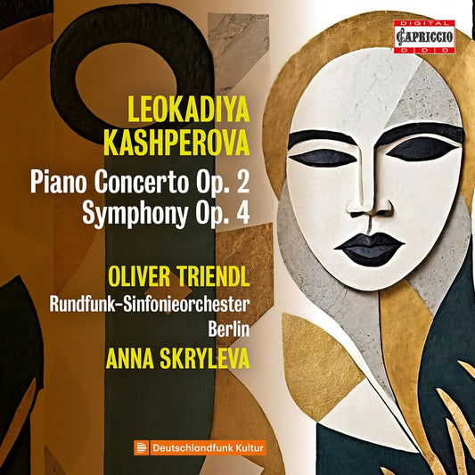 Leokadiya Kashperova: Piano Concerto Op. 2;  Symphony Op. 4 cover art