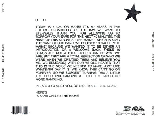 Maine cover art