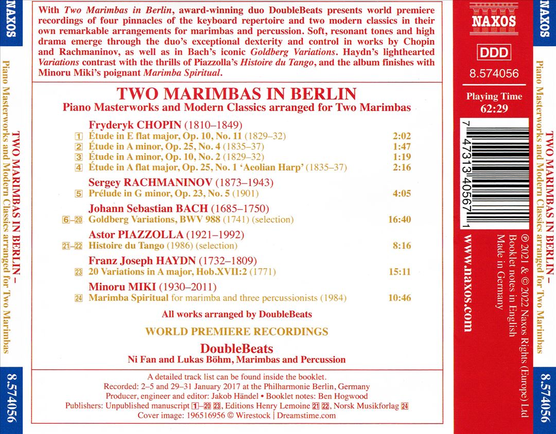 Two Marimbas in Berlin cover art