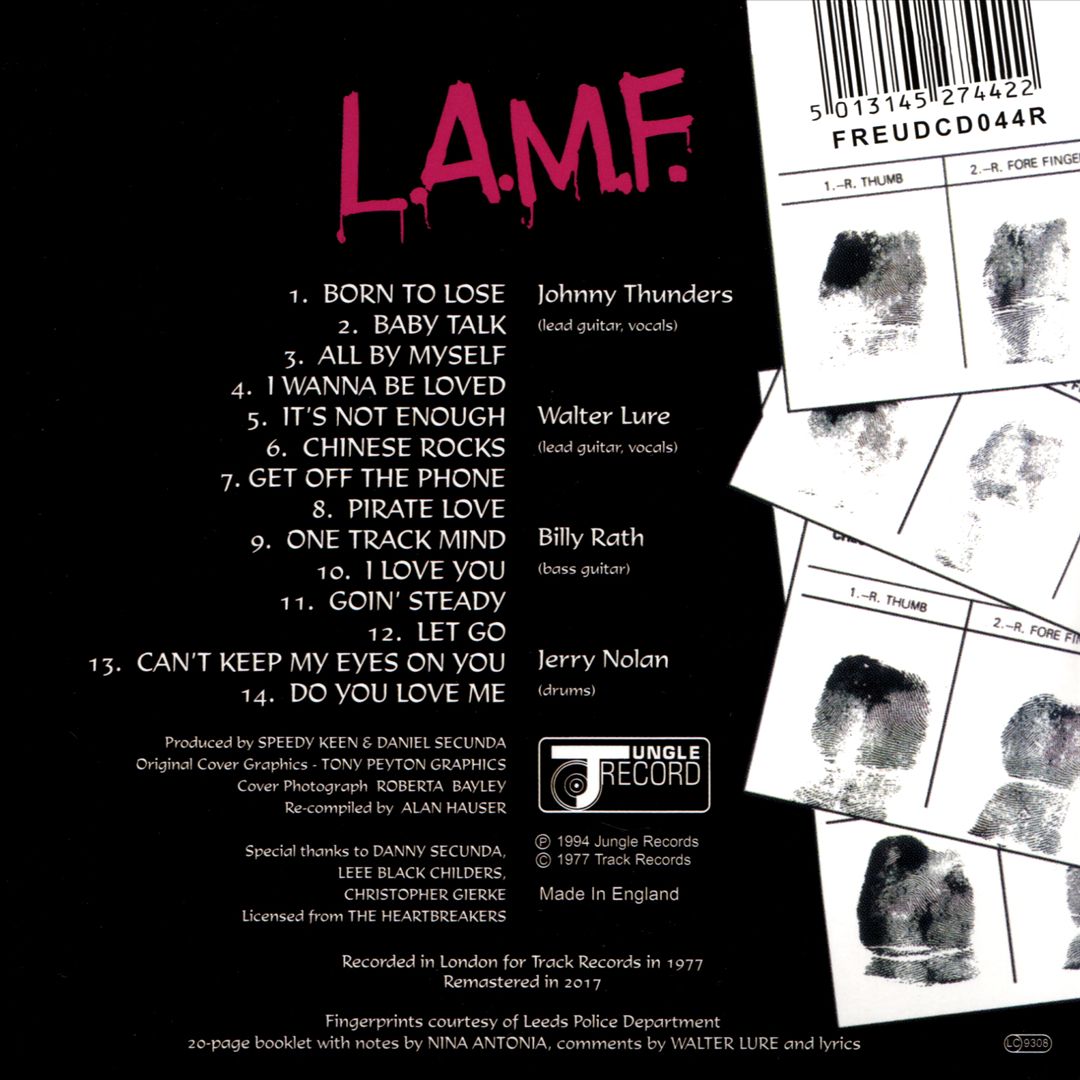 L.A.M.F: The Lost '77 Mixes cover art