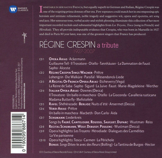 Régine Crespin: A Tribute cover art