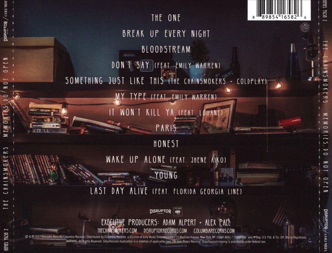 Memories...Do Not Open cover art