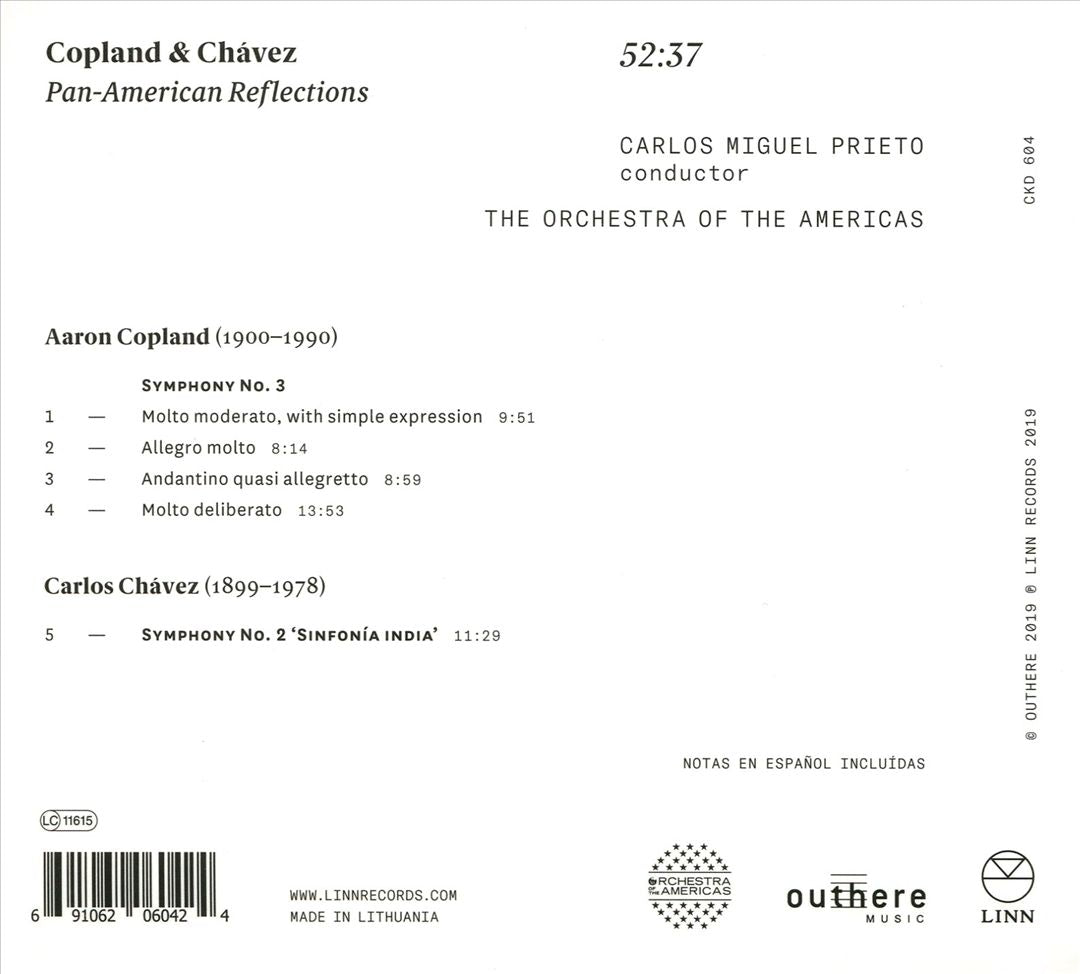Copland & Chávez: Pan-American Reflections cover art