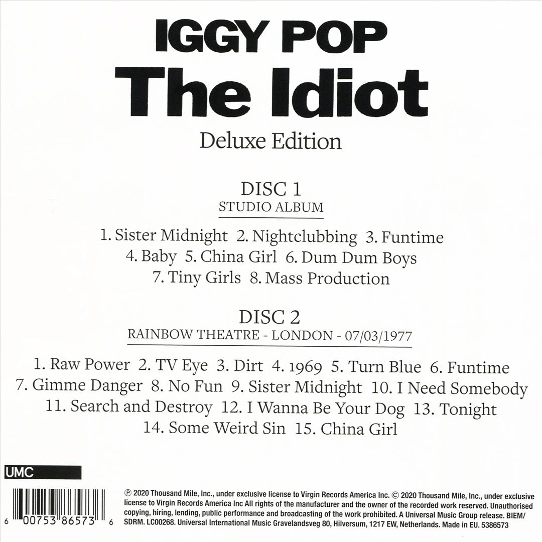 The Idiot [Deluxe Edition] cover art