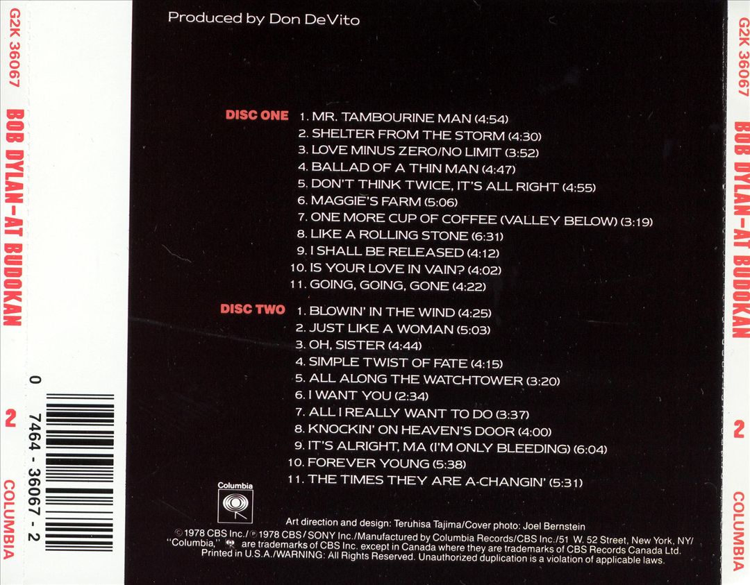 At Budokan cover art