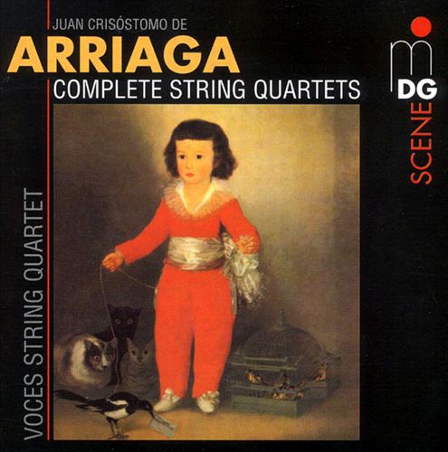 Juan Crisóstomo de Arriaga: Complete String Quartets cover art
