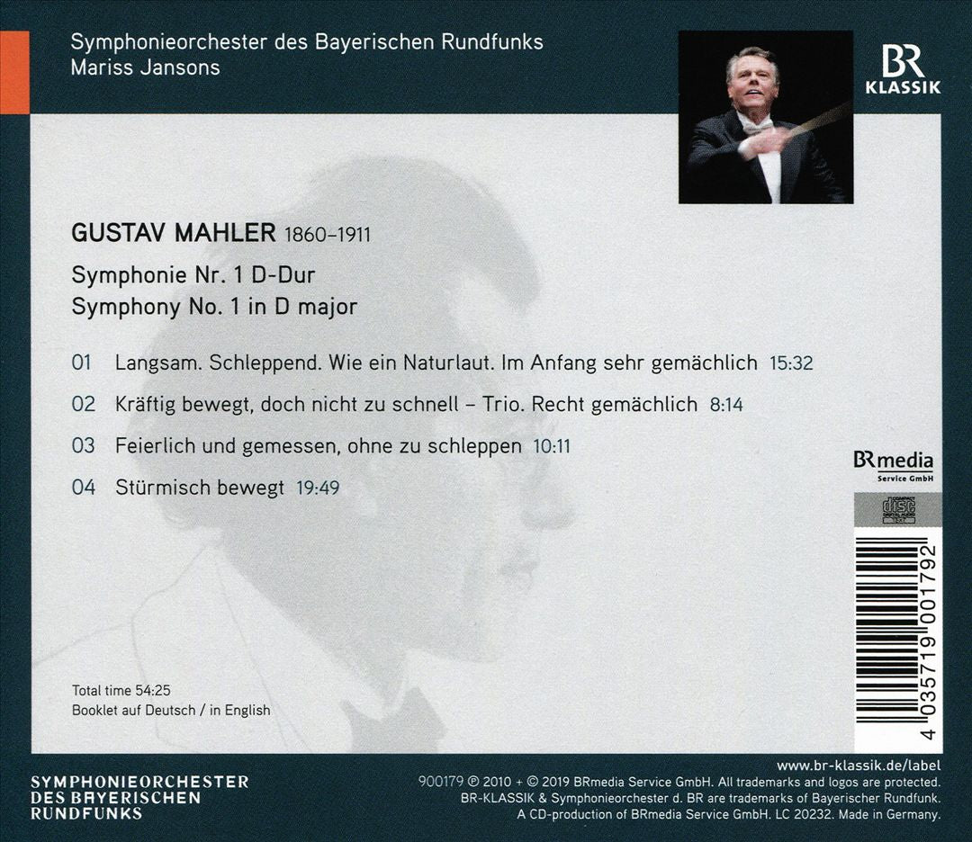 Mahler: Symphonie Nr. 1 cover art