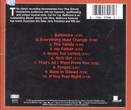 Baltimore cover art