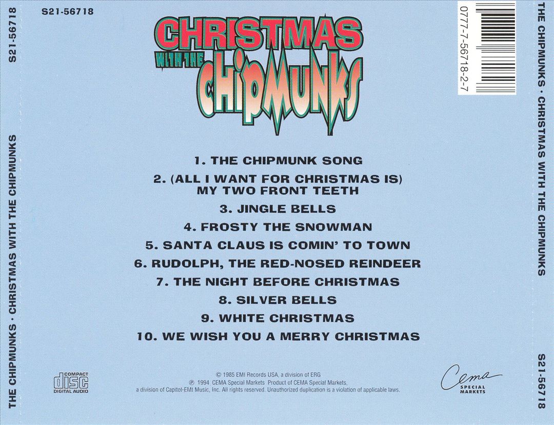 Christmas with the Chipmunks [10 Tracks] cover art