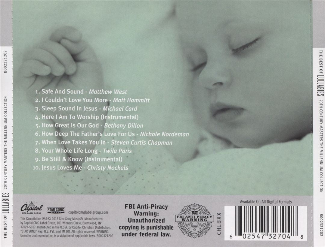 20th Century Masters: The Millennium Collection: The Best of Lullabies cover art
