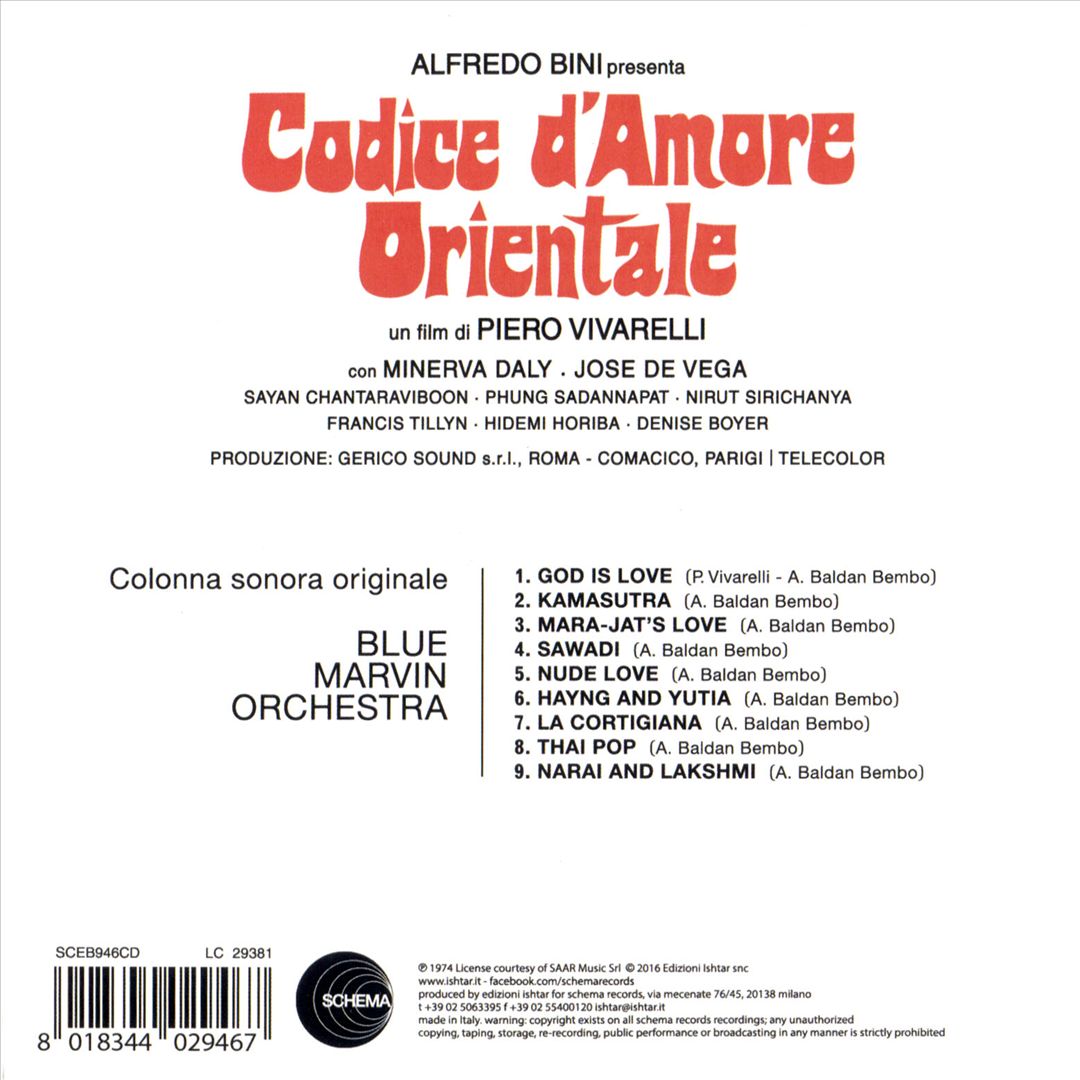 Codice d'Amore Orientale [Original Motion Picture Soundtrack] cover art