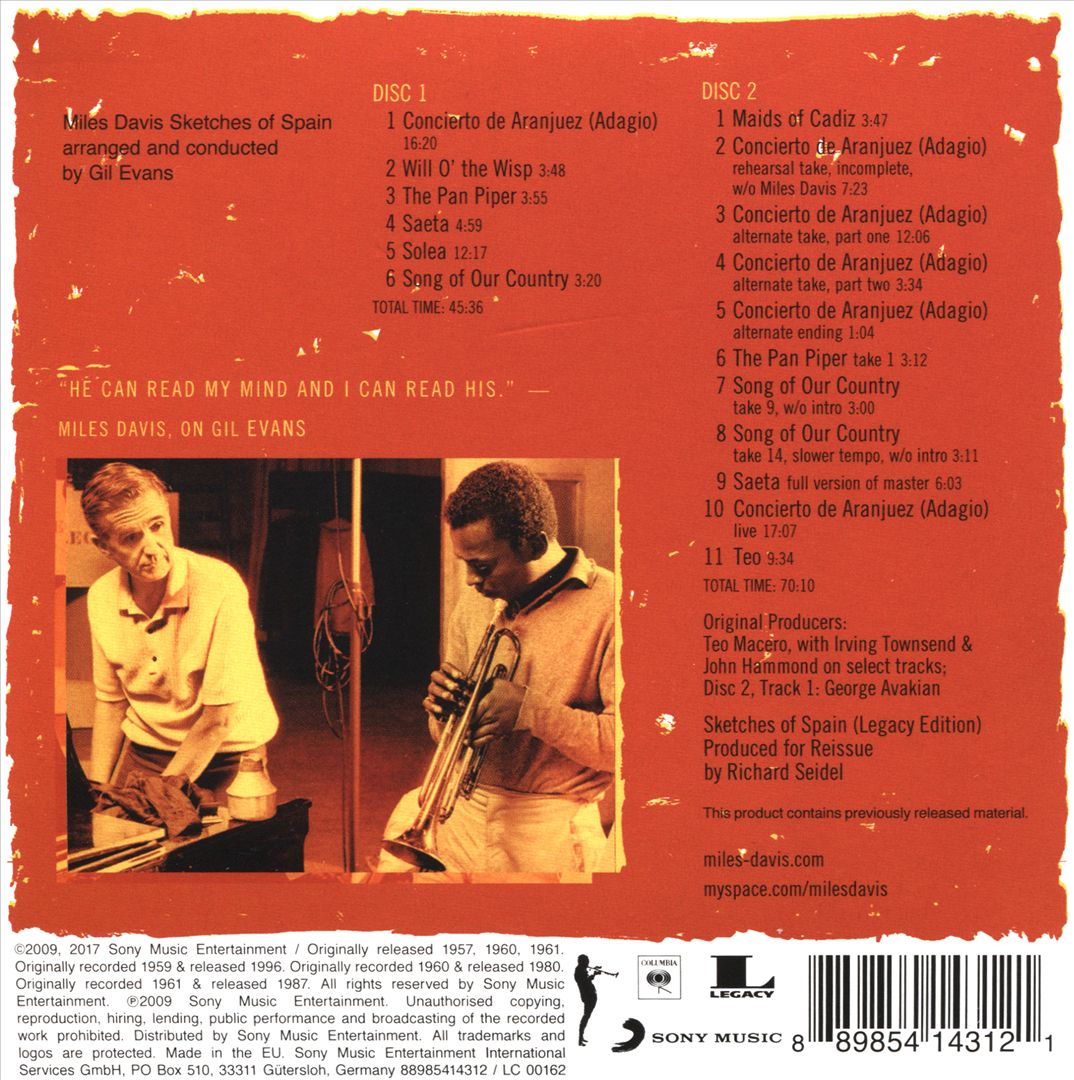 Sketches of Spain cover art