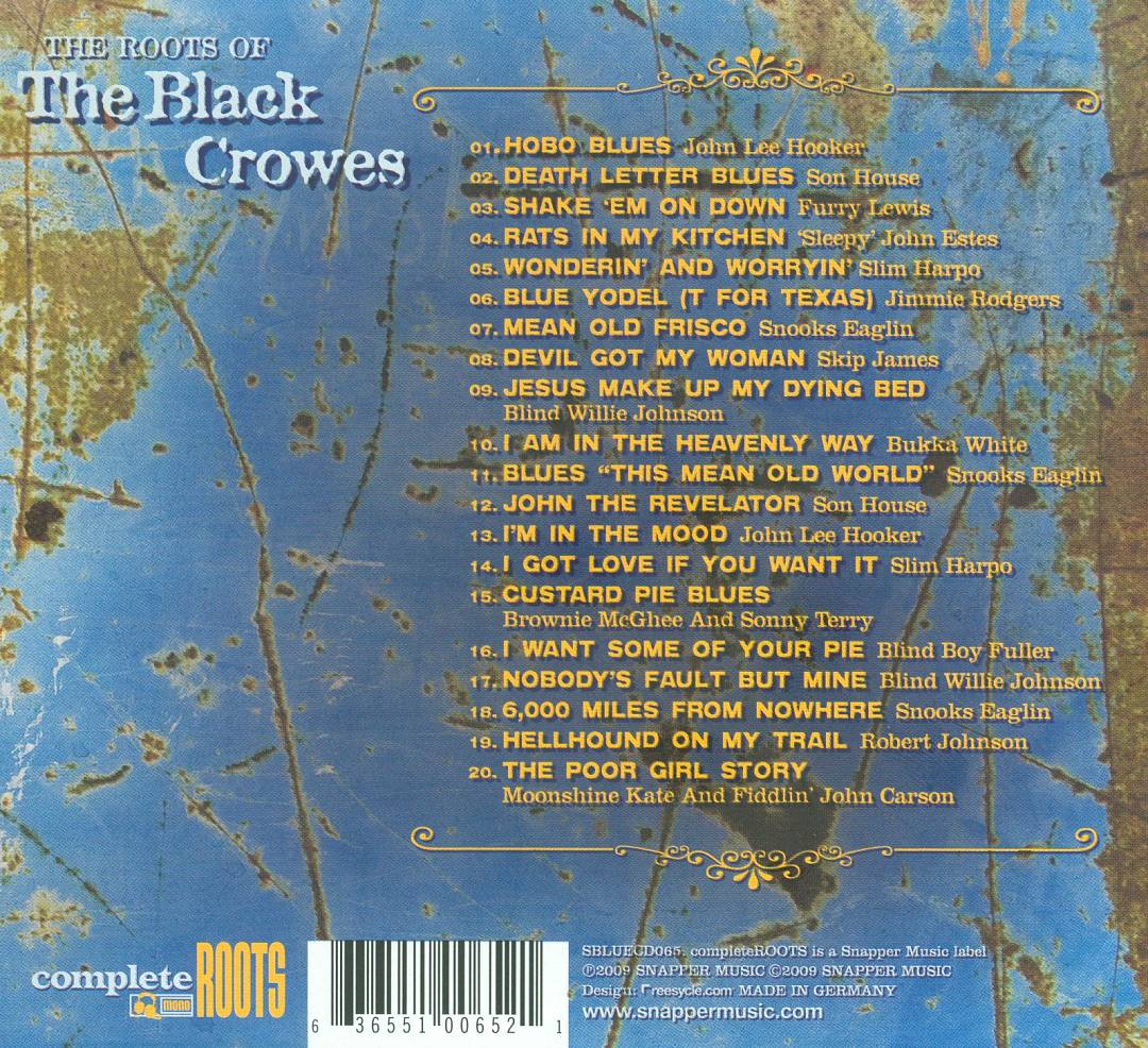 Roots of the Black Crowes cover art