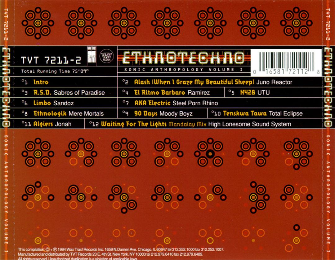 Ethnotechno (Sonic Anthropology), Vol. 1 cover art