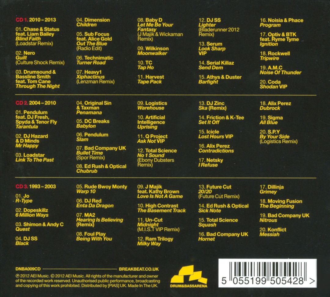 Drum & Bass Arena: Anthology, Vol. 2: D&B Classics From 1993-2013 cover art