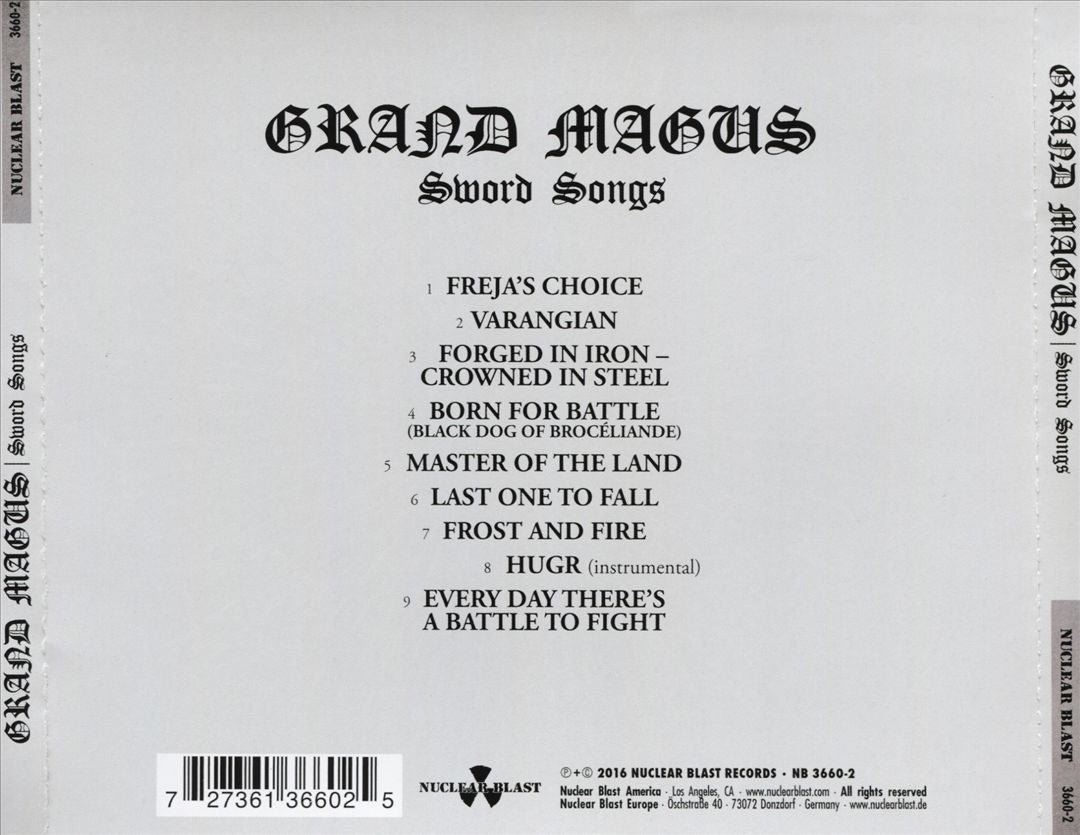 Sword Songs cover art