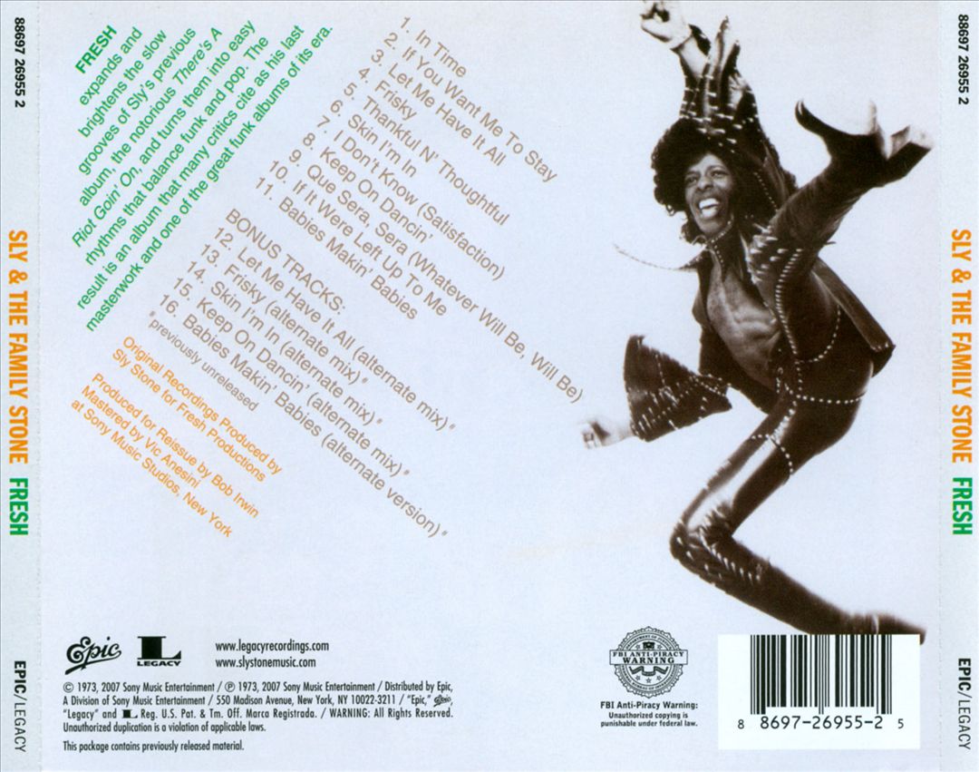 Fresh [Bonus Tracks] cover art