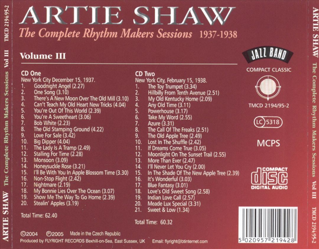 Complete Rhythm Makers Sessions 1937-1938, Vol. 3 cover art