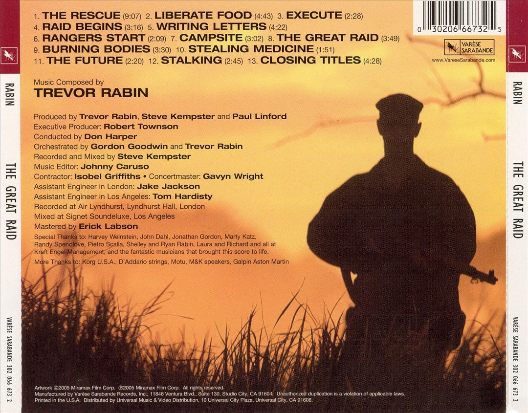 Great Raid [Original Motion Picture Soundtrack] cover art