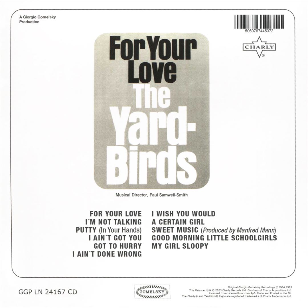 For Your Love cover art