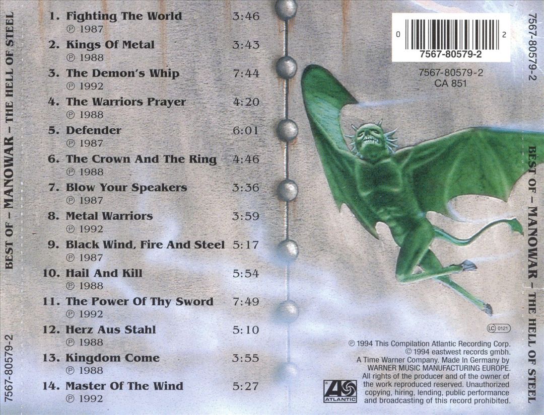 Hell Of Steel (Best Of) cover art