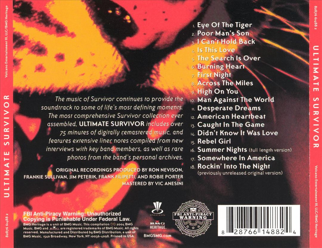 Ultimate Survivor cover art