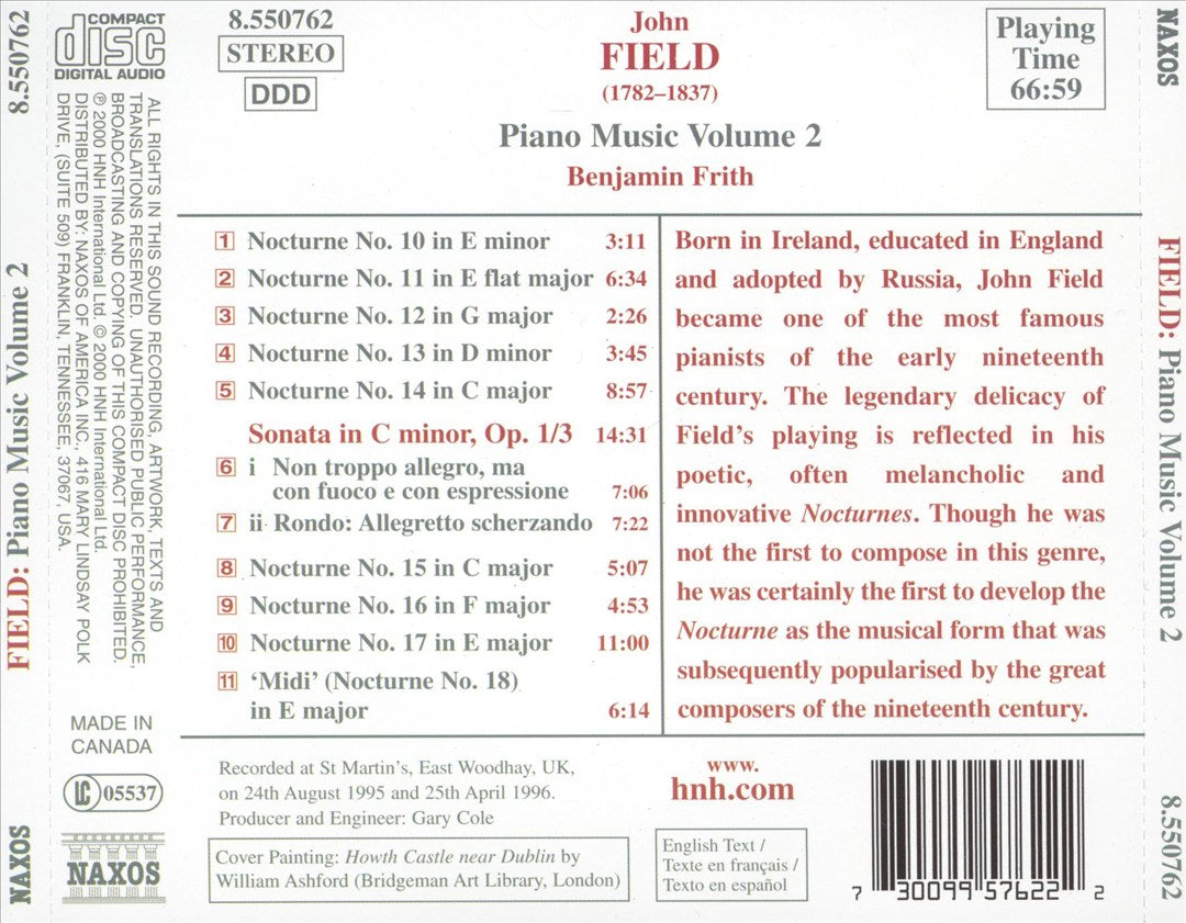 Field: Piano Music, Vol. 2 cover art
