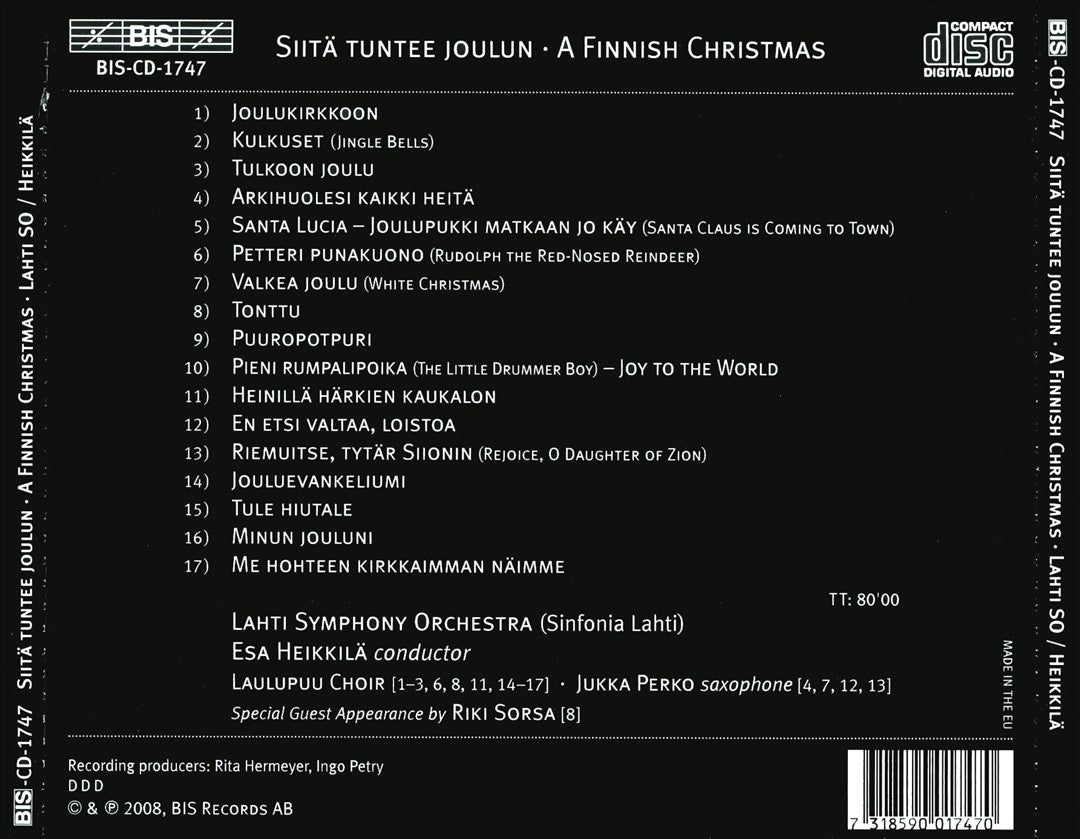 Siitä tuntee Joulun: A Finnish Christmas cover art
