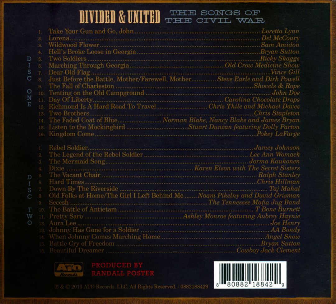 Divided & United: Songs of the Civil War cover art