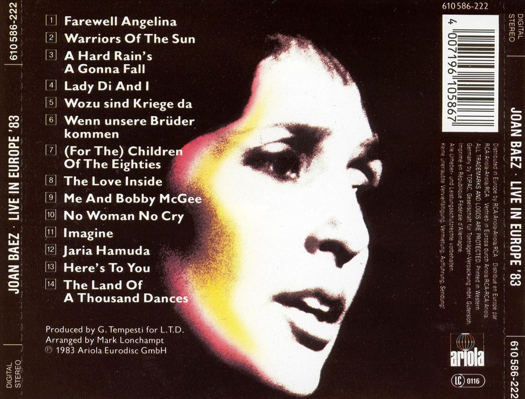 Live in Europe '83: Children of the Eighties cover art
