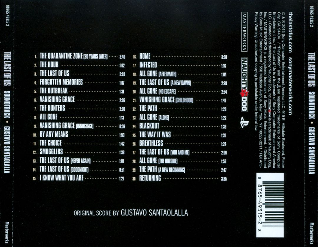 The Last of Us [Video Game Soundtrack] cover art