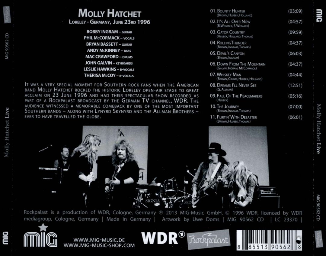 Live at Rockpalast 1996 cover art