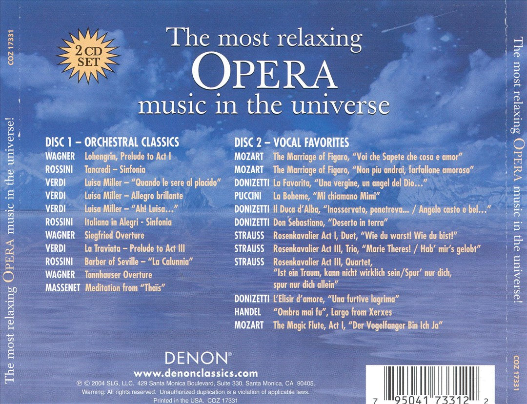 Most Relaxing Opera Music in the Universe cover art