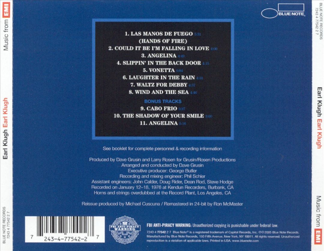Earl Klugh [Bonus Tracks] cover art